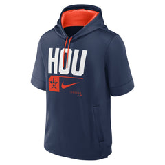 Houston Astros Nike Tri Code Lockup Short Sleeve Pullover Hoodie - Navy - Nike Discount