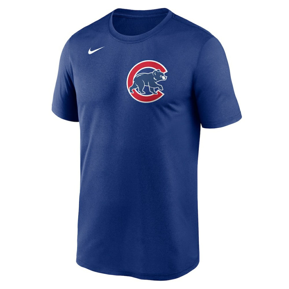 Chicago Cubs Nike Legend Fuse Wordmark T-Shirt  - Royal - Nike Lifestyle