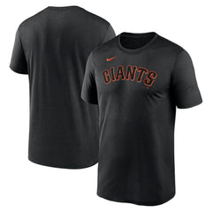 San Francisco Giants Nike Legend Fuse Wordmark T-Shirt  - Black - Nike Online