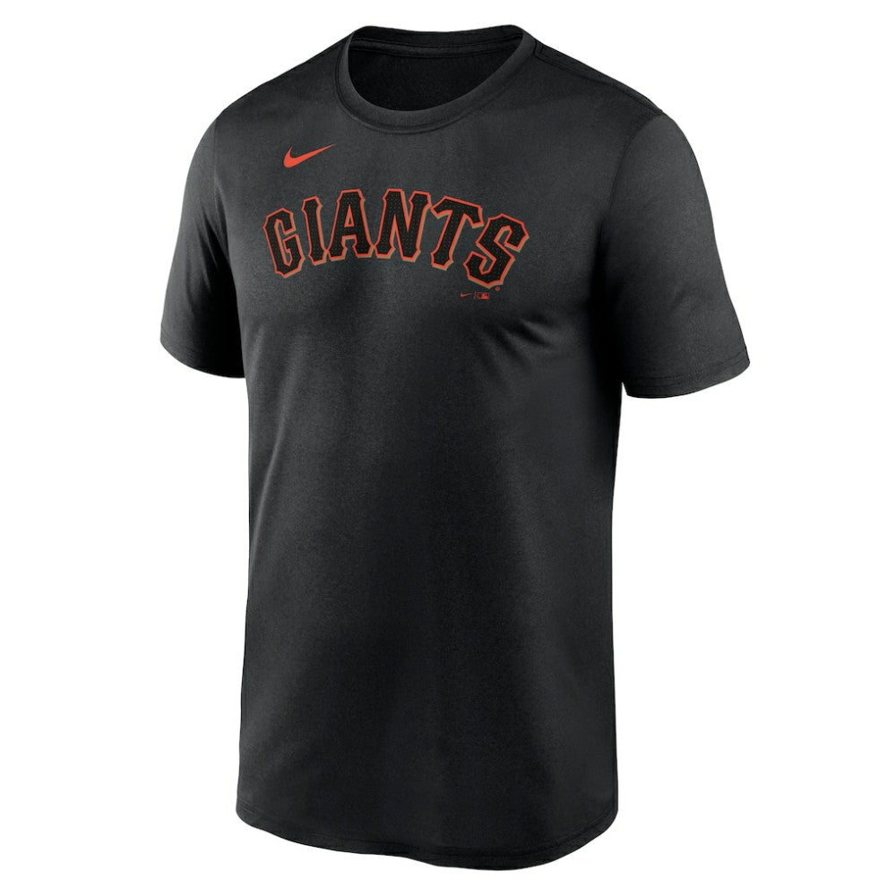 San Francisco Giants Nike Legend Fuse Wordmark T-Shirt  - Black - Nike Online