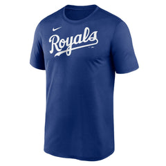 Kansas City Royals Nike Legend Fuse Wordmark T-Shirt  - Royal - Nike Lifestyle