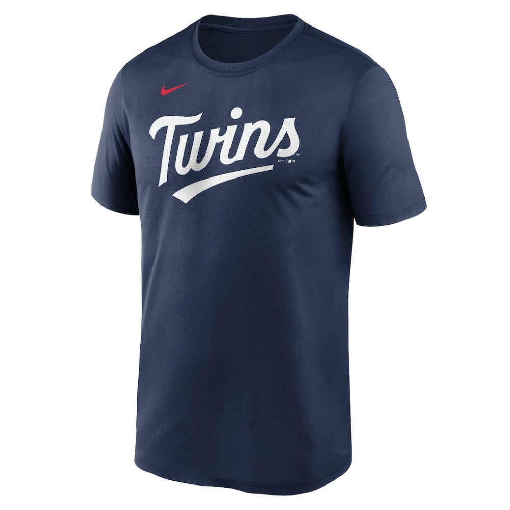 Minnesota Twins Nike Legend Fuse Wordmark T-Shirt  - Navy - Nike on Sale