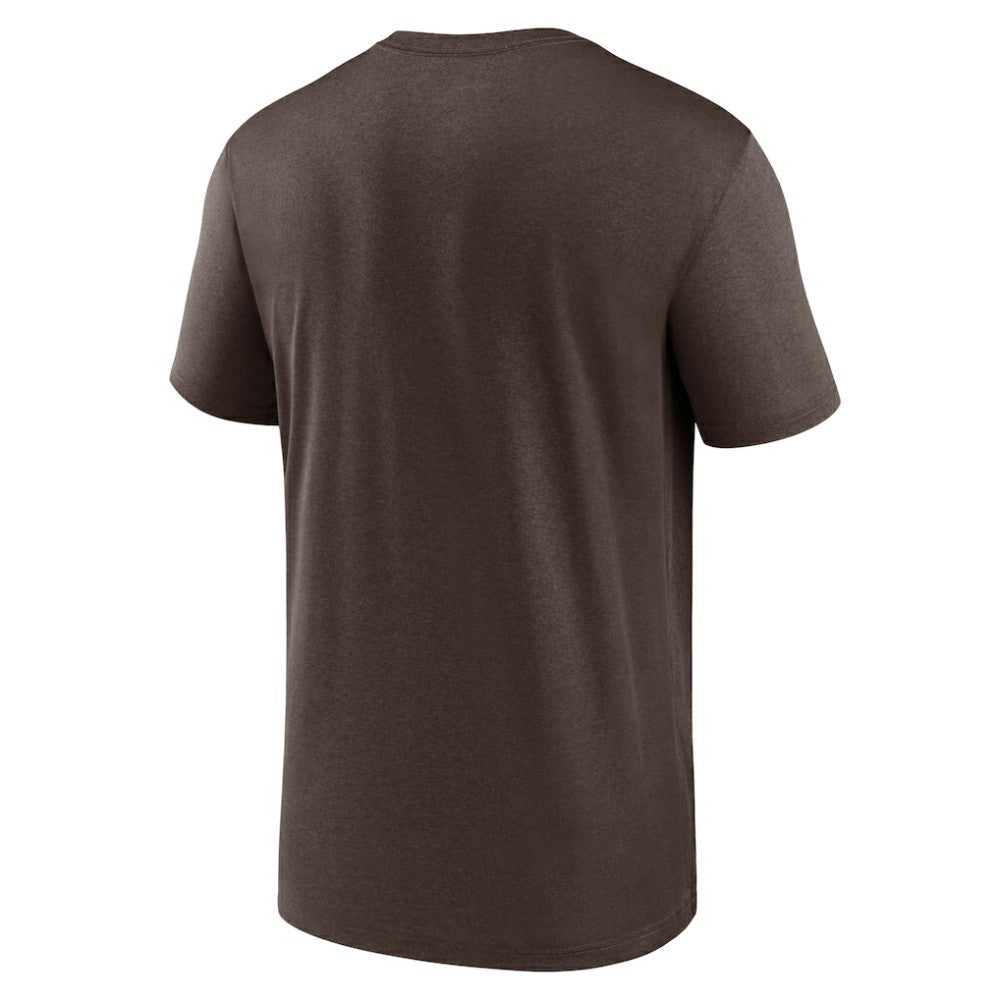San Diego Padres Nike Legend Fuse Wordmark T-Shirt  - Brown - Nike Sale