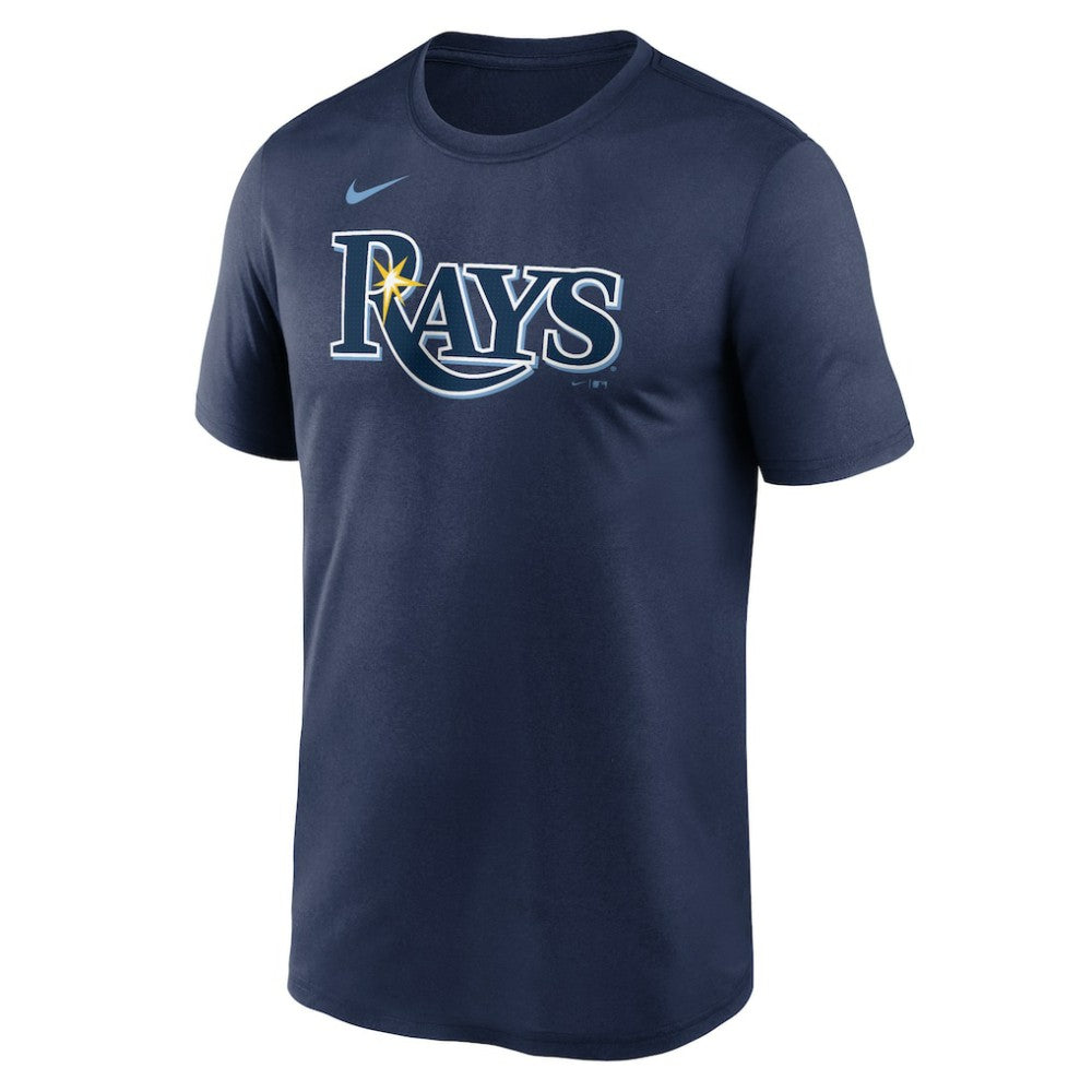 Tampa Bay Rays Nike Legend Fuse Wordmark T-Shirt  - Navy - Nike Lifestyle