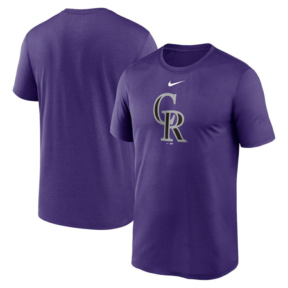Colorado Rockies Nike Legend Fuse Large Logo Dri-FIT T-Shirt - Purple - Nike Sale