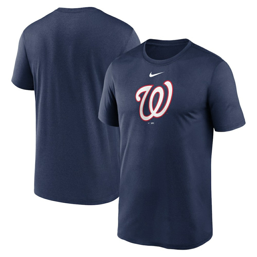 Washington Nationals Nike Legend Fuse Large Logo Dri-FIT T-Shirt - Navy - Nike on Sale