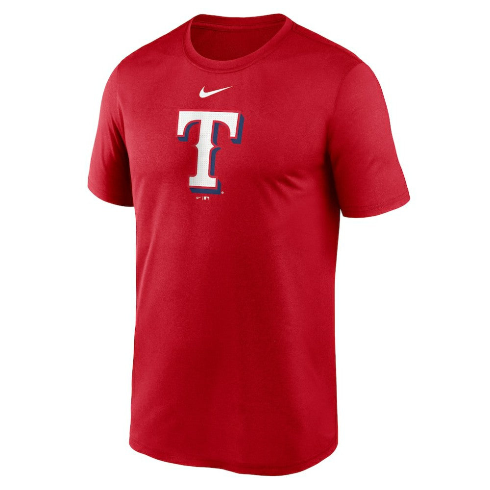 Texas Rangers Nike Legend Fuse Large Logo Dri-FIT T-Shirt - Red - Nike on Sale