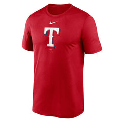 Texas Rangers Nike Legend Fuse Large Logo Dri-FIT T-Shirt - Red - Nike on Sale