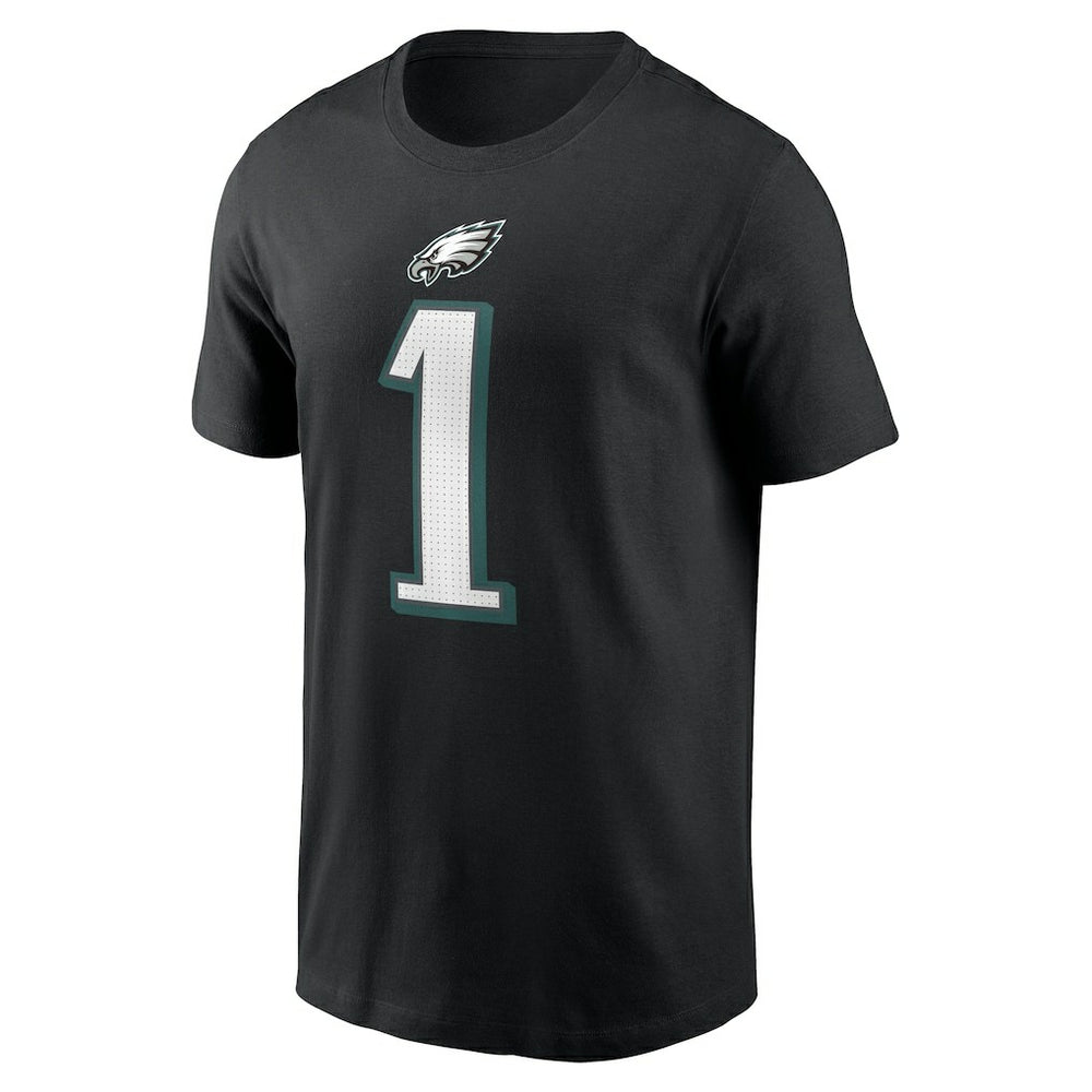 Nike Jalen Hurts Philadelphia Eagles Player Name & Number T-Shirt Black