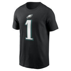 Nike Jalen Hurts Philadelphia Eagles Player Name & Number T-Shirt Black