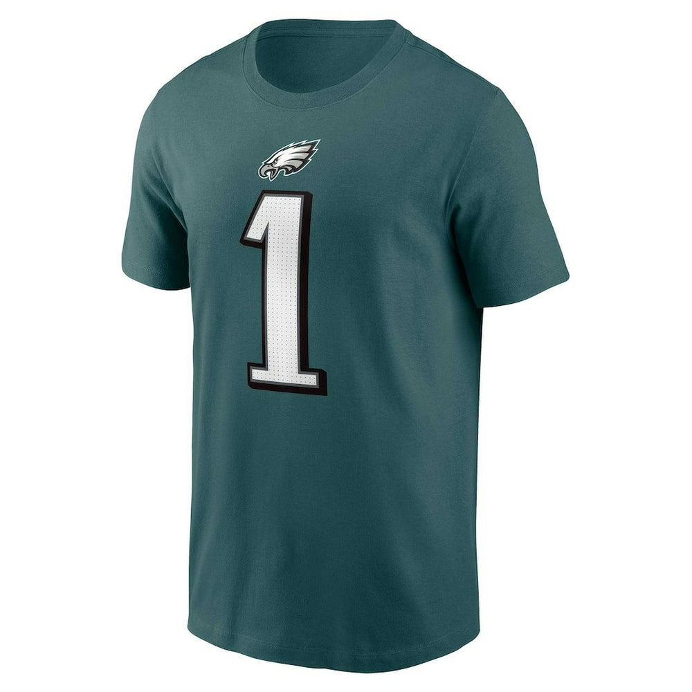 Nike Jalen Hurts Philadelphia Eagles Player Name & Number T-Shirt Midnight Green