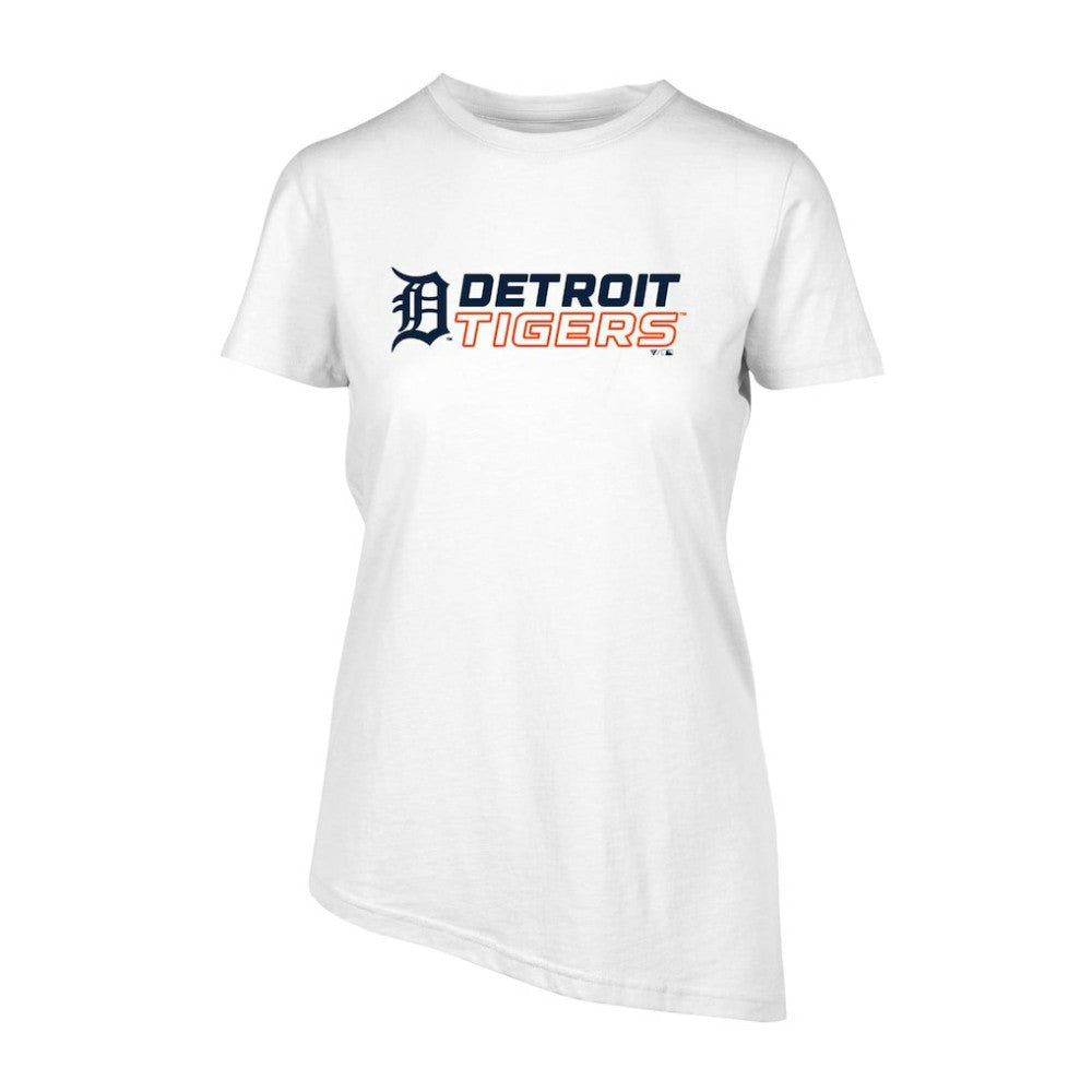 Detroit Tigers Levelwear Women's Birch Chase T-Shirt - White - MLB Discount