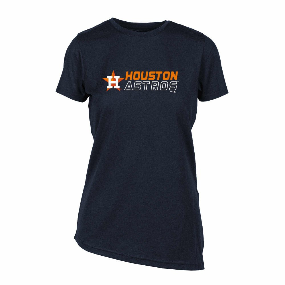 Houston Astros Levelwear Women's Birch Chase T-Shirt - Navy - MLB Lifestyle