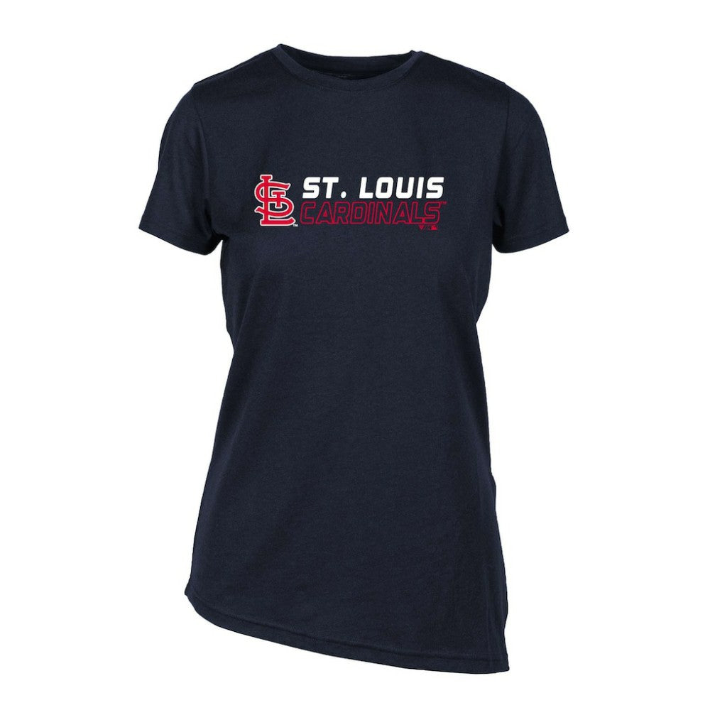 St. Louis Cardinals Levelwear Women's Birch Chase T-Shirt - Navy - MLB on Sale