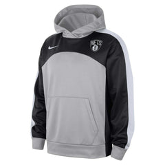 Brooklyn Nets Authentic Starting Five Force Performance Pullover Hoodie Silver/Black | Nike discount