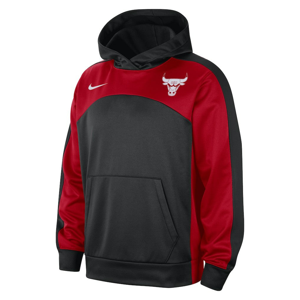 Chicago Bulls Authentic Starting Five Force Performance Pullover Hoodie Black/Red | Nike US