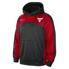 Chicago Bulls Authentic Starting Five Force Performance Pullover Hoodie Black/Red | Nike US