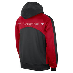 Chicago Bulls Authentic Starting Five Force Performance Pullover Hoodie Black/Red | Nike US
