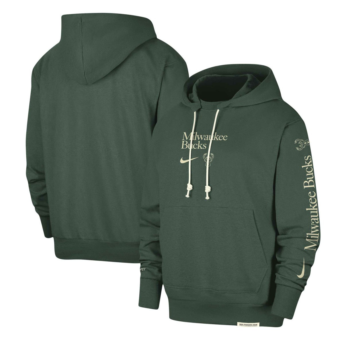 Milwaukee Bucks Authentic Performance Pullover Hoodie Hunter Green | Nike outlet