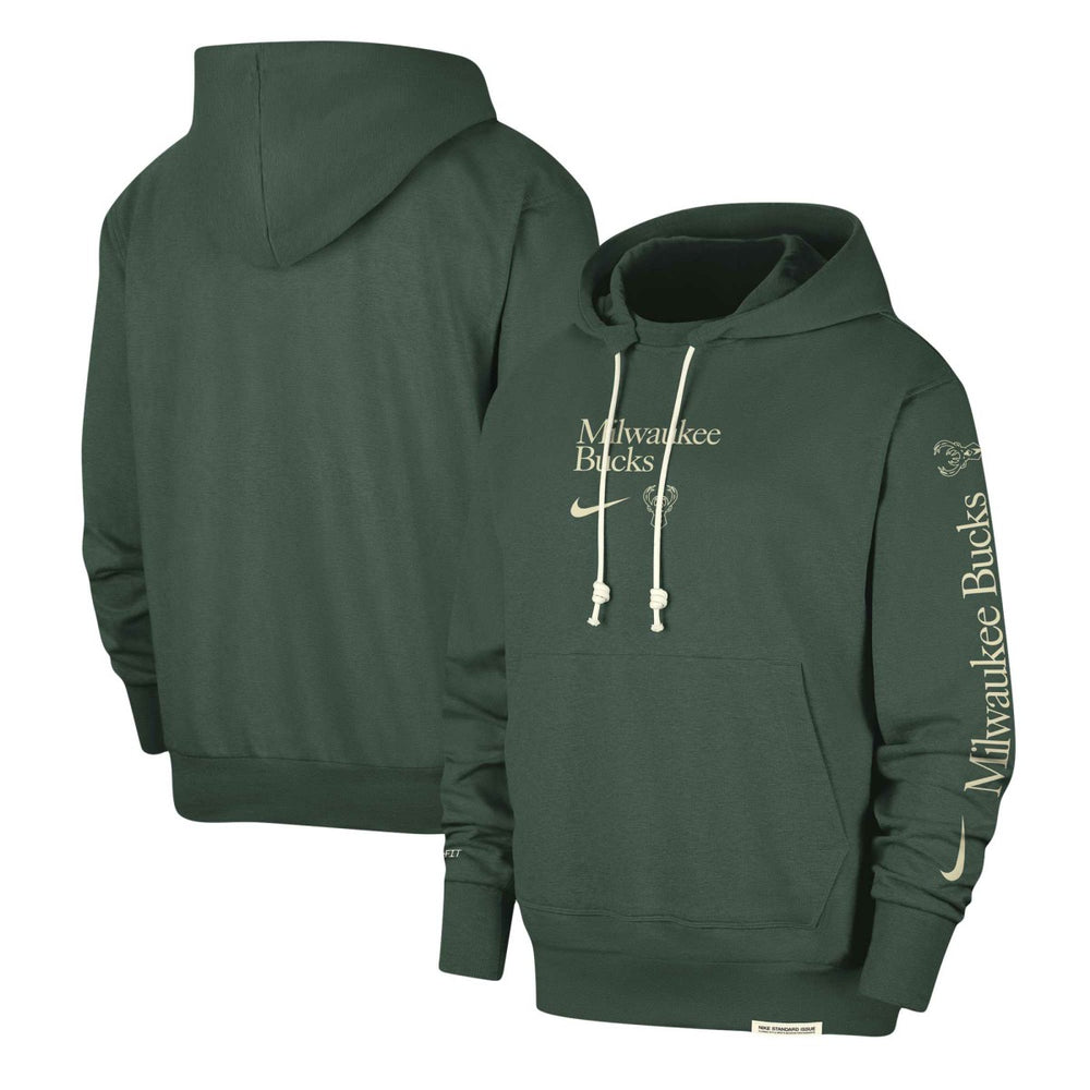 Milwaukee Bucks Authentic Performance Pullover Hoodie Hunter Green | Nike outlet