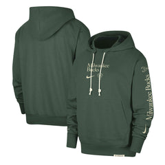 Milwaukee Bucks Authentic Performance Pullover Hoodie Hunter Green | Nike outlet