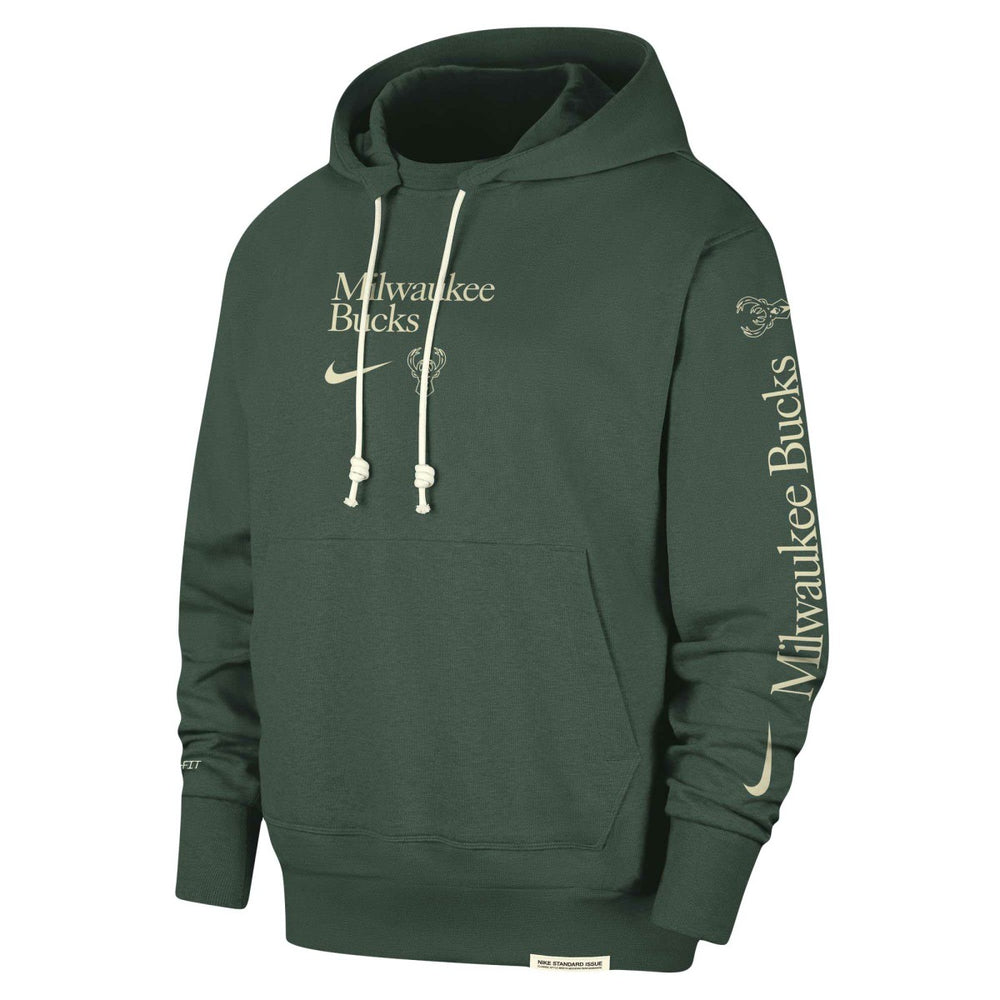 Milwaukee Bucks Authentic Performance Pullover Hoodie Hunter Green | Nike outlet