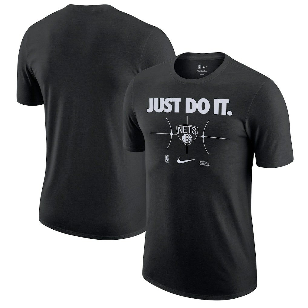 Brooklyn Nets Just Do It T-Shirt Black | Nike online