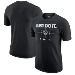 Brooklyn Nets Just Do It T-Shirt Black | Nike online