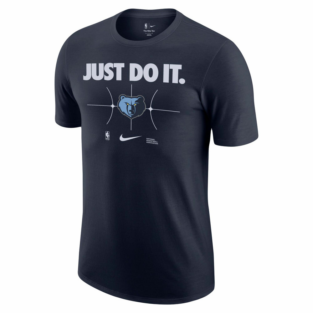 Memphis Grizzlies Just Do It T-Shirt Navy | Nike Near Me