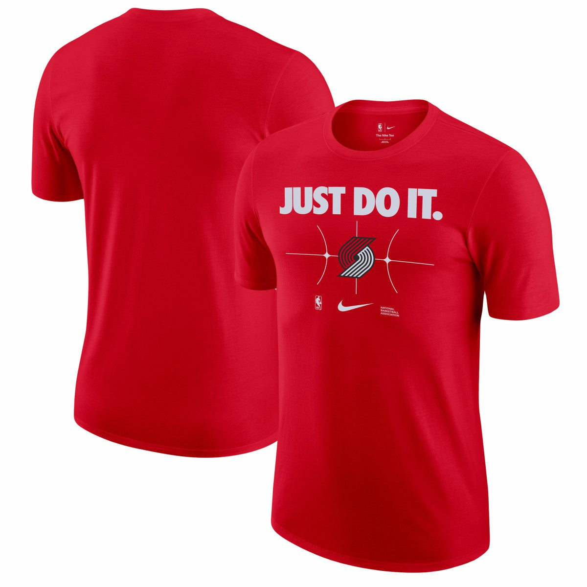 Portland Trail Blazers Just Do It T-Shirt Red | Nike Near Me