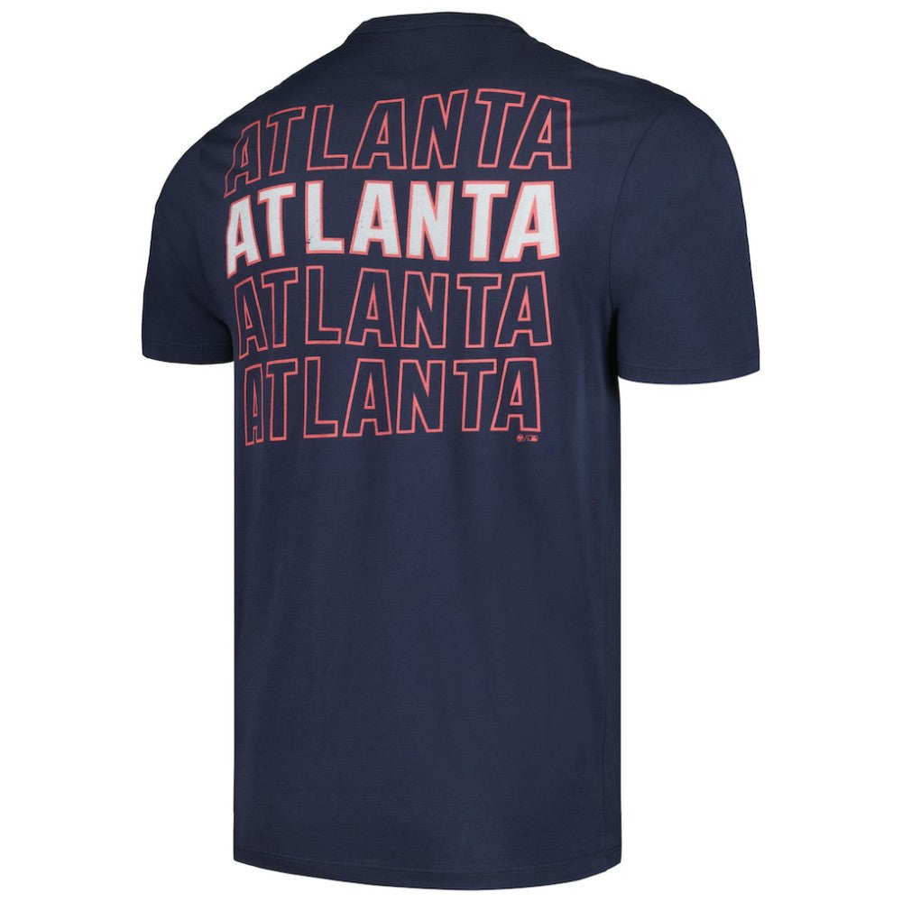 Atlanta Braves '47 Hang Back Franklin T-Shirt - Navy - 47 brand Online