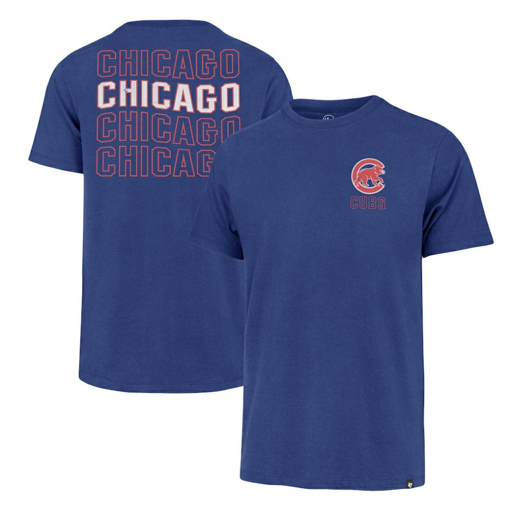 Chicago Cubs '47 Hang Back Franklin T-Shirt - Royal - 47 brand Discount