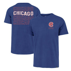 Chicago Cubs '47 Hang Back Franklin T-Shirt - Royal - 47 brand Discount