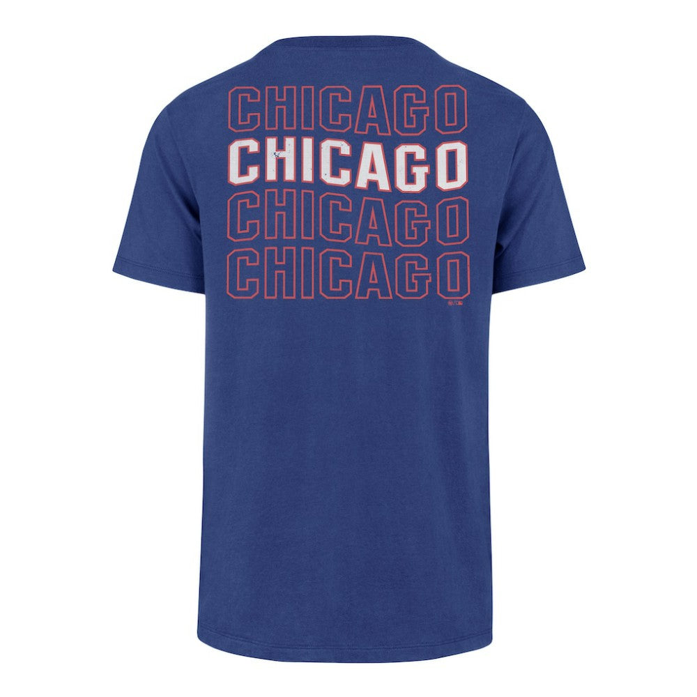 Chicago Cubs '47 Hang Back Franklin T-Shirt - Royal - 47 brand Discount