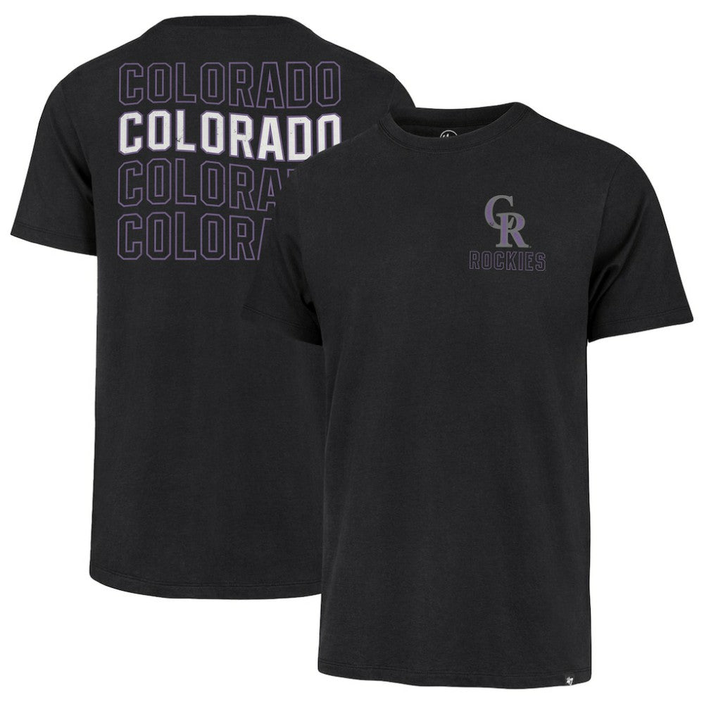 Colorado Rockies '47 Hang Back Franklin T-Shirt - Black - 47 brand on Sale