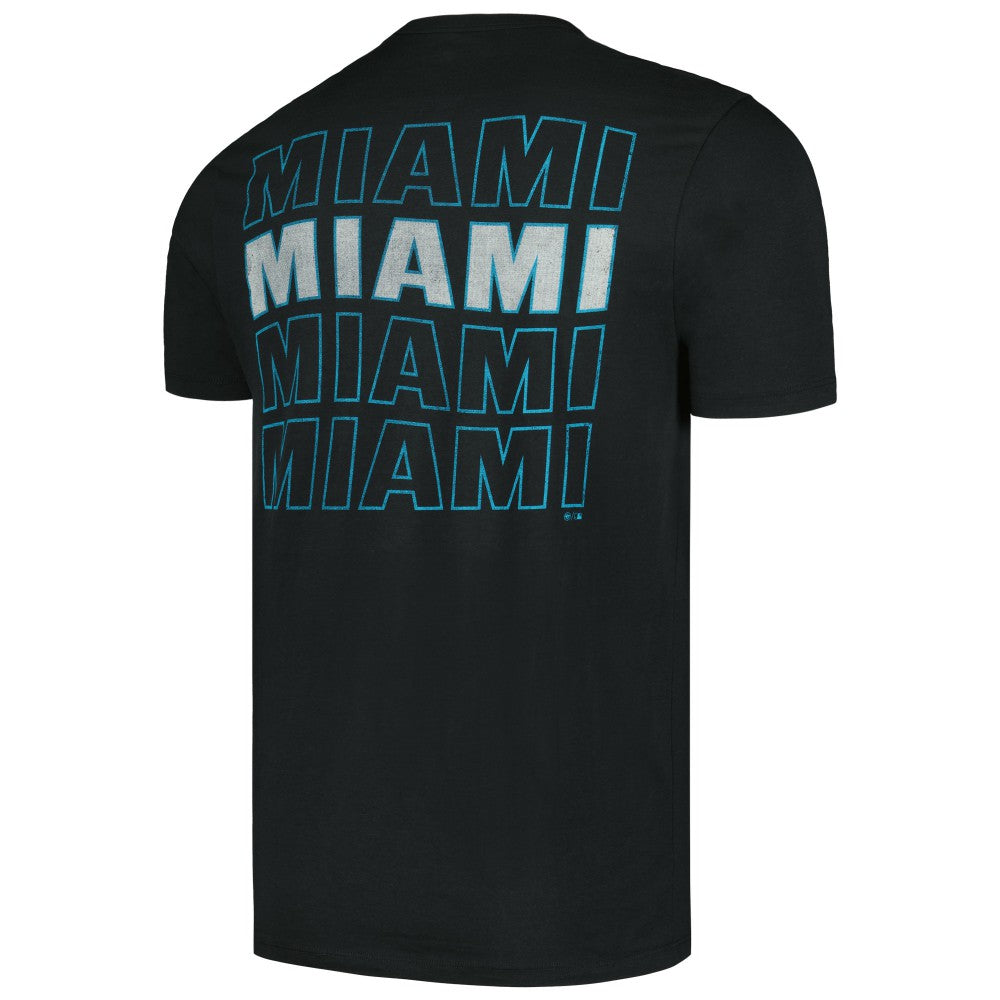 Miami Marlins '47 Hang Back Franklin T-Shirt - Black - 47 brand Sale