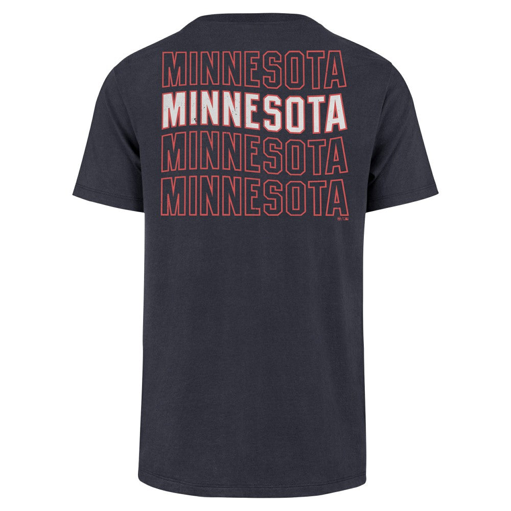 Minnesota Twins '47 Hang Back Franklin T-Shirt - Navy - 47 brand Discount