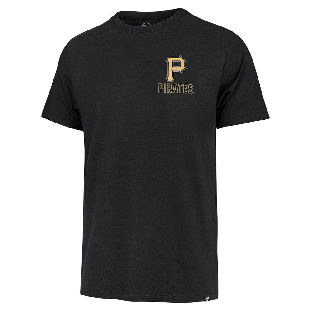 Pittsburgh Pirates '47 Hang Back Franklin T-Shirt - Black - 47 brand Discount