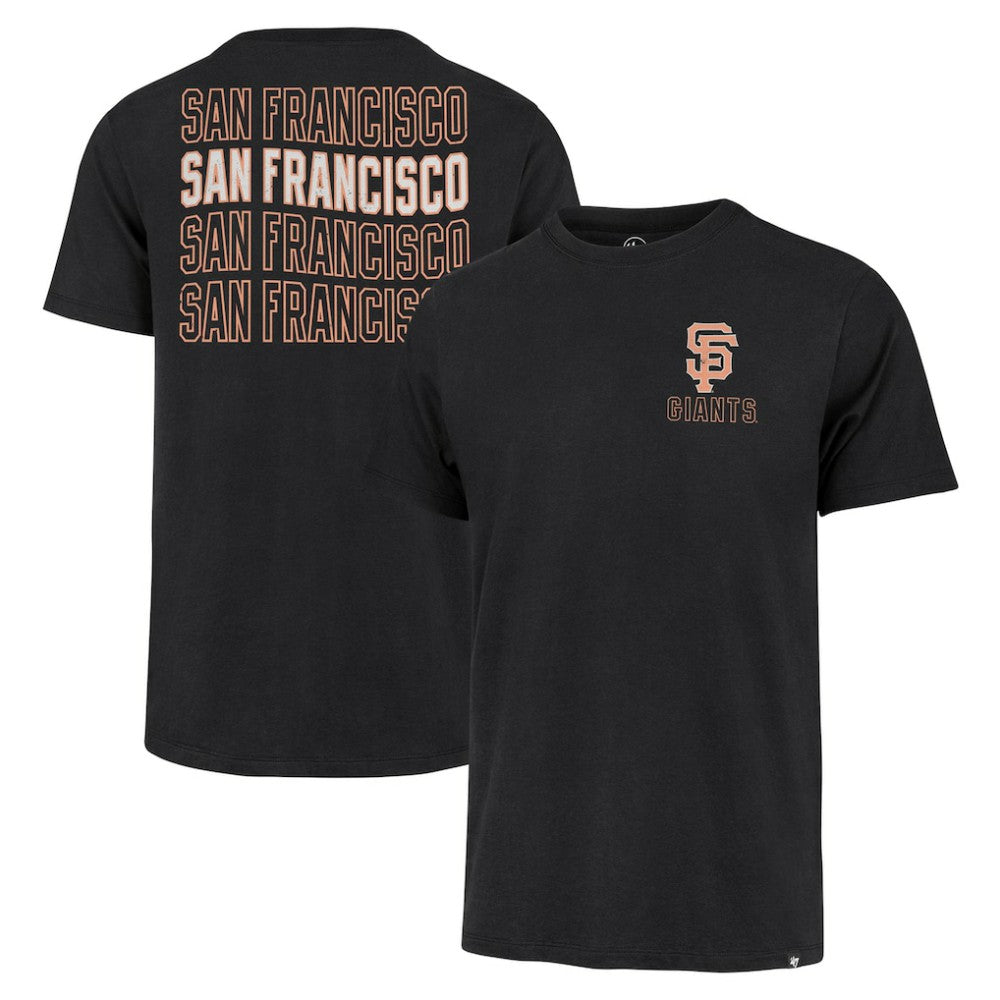 San Francisco Giants '47 Hang Back Franklin T-Shirt - Black - 47 brand Lifestyle