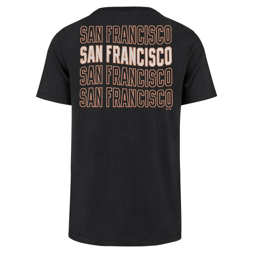 San Francisco Giants '47 Hang Back Franklin T-Shirt - Black - 47 brand Lifestyle