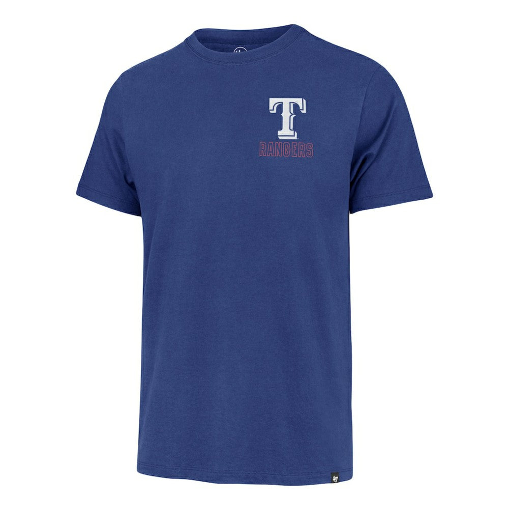 Texas Rangers '47 Hang Back Franklin T-Shirt - Royal - 47 brand Lifestyle