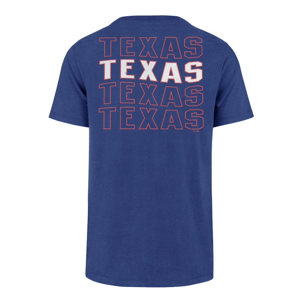 Texas Rangers '47 Hang Back Franklin T-Shirt - Royal - 47 brand Lifestyle