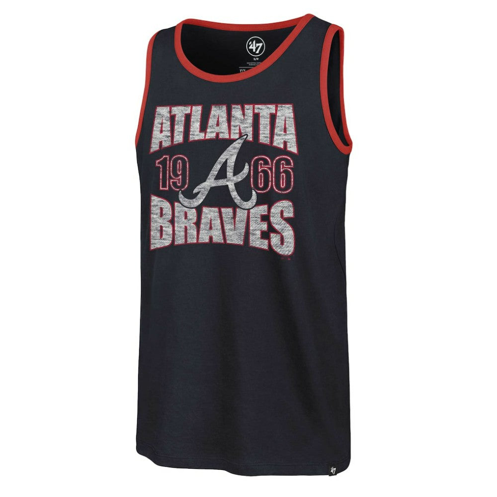 Atlanta Braves '47 Upload Franklin Tank Top - Navy - 47 brand Online