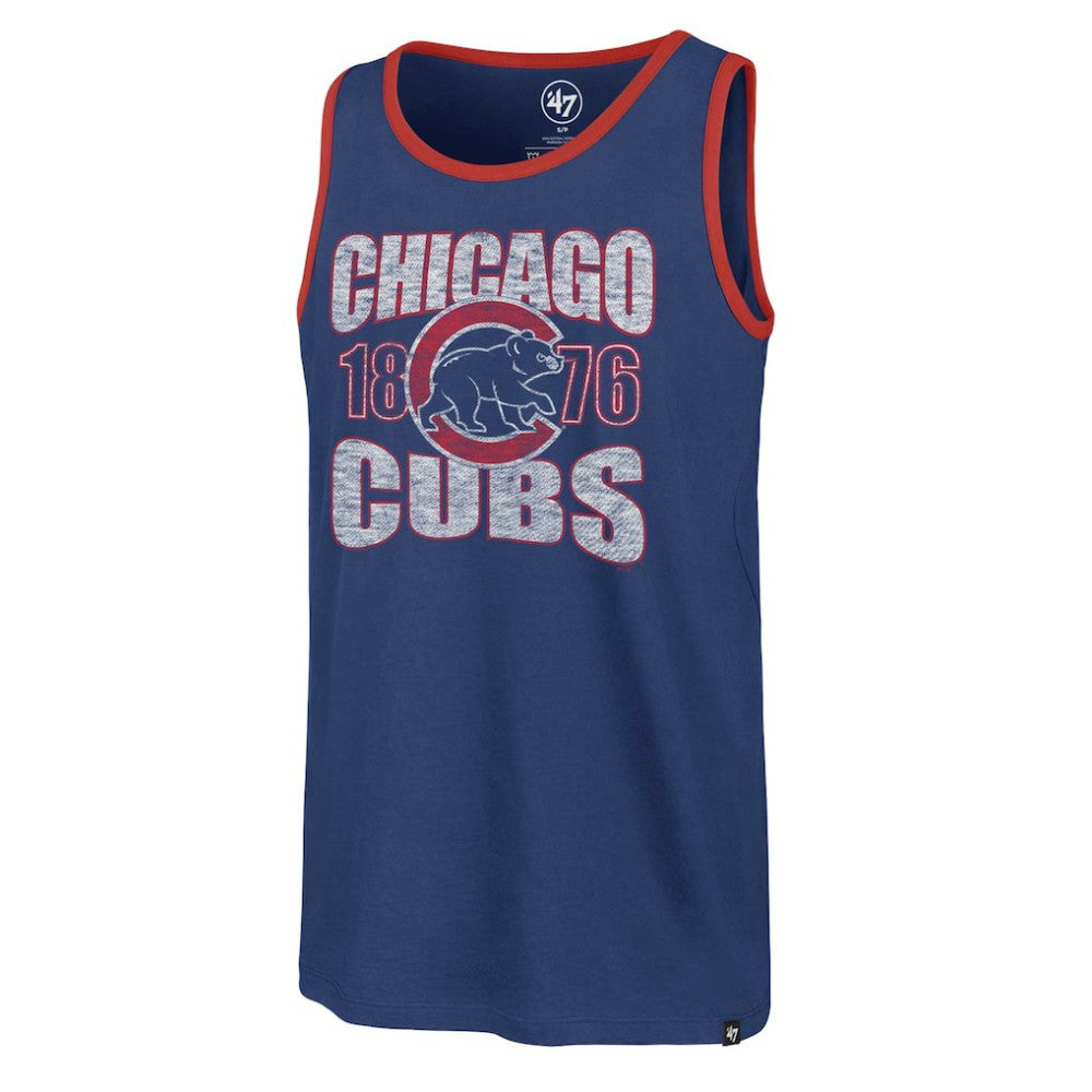 Chicago Cubs '47 Upload Franklin Tank Top - Royal - 47 brand Sale