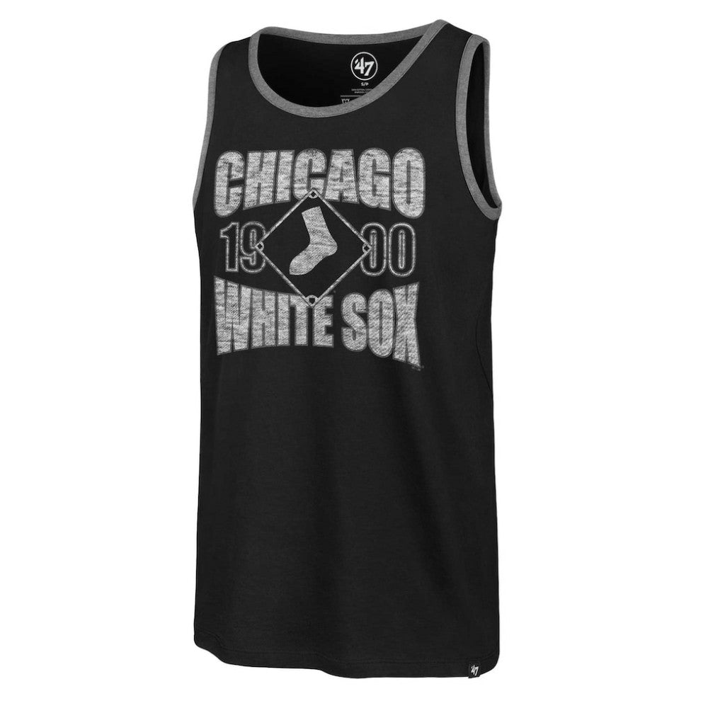 Chicago White Sox '47 Upload Franklin Tank Top - Black - 47 brand Lifestyle