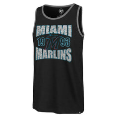 Miami Marlins '47 Upload Franklin Tank Top - Black - 47 brand Discount