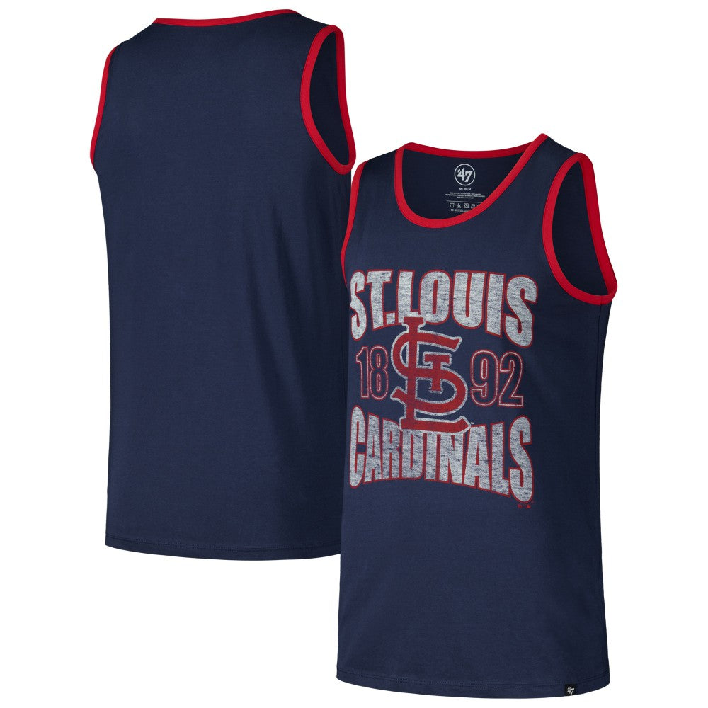 St. Louis Cardinals '47 Upload Franklin Tank Top - Navy - 47 brand Discount