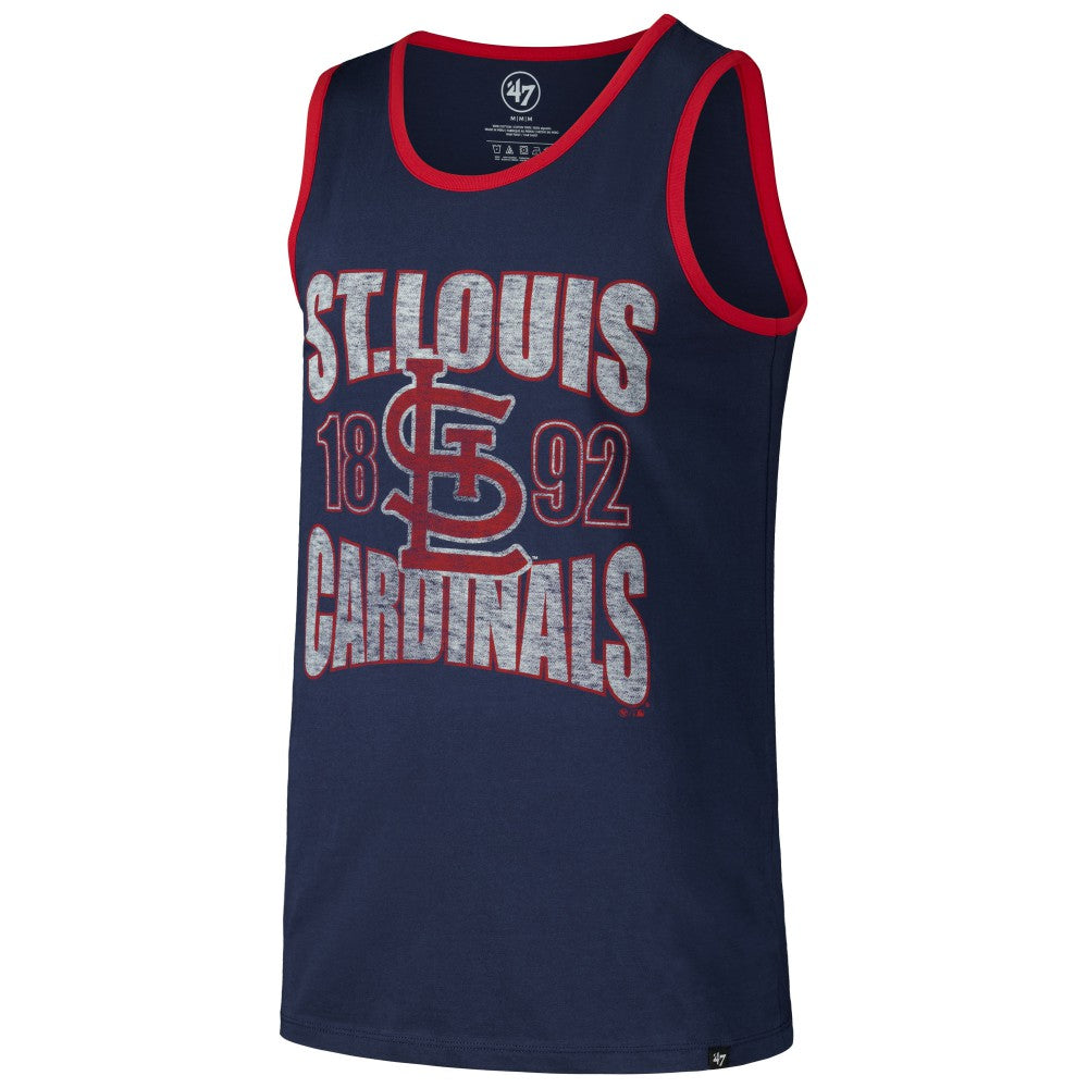 St. Louis Cardinals '47 Upload Franklin Tank Top - Navy - 47 brand Discount