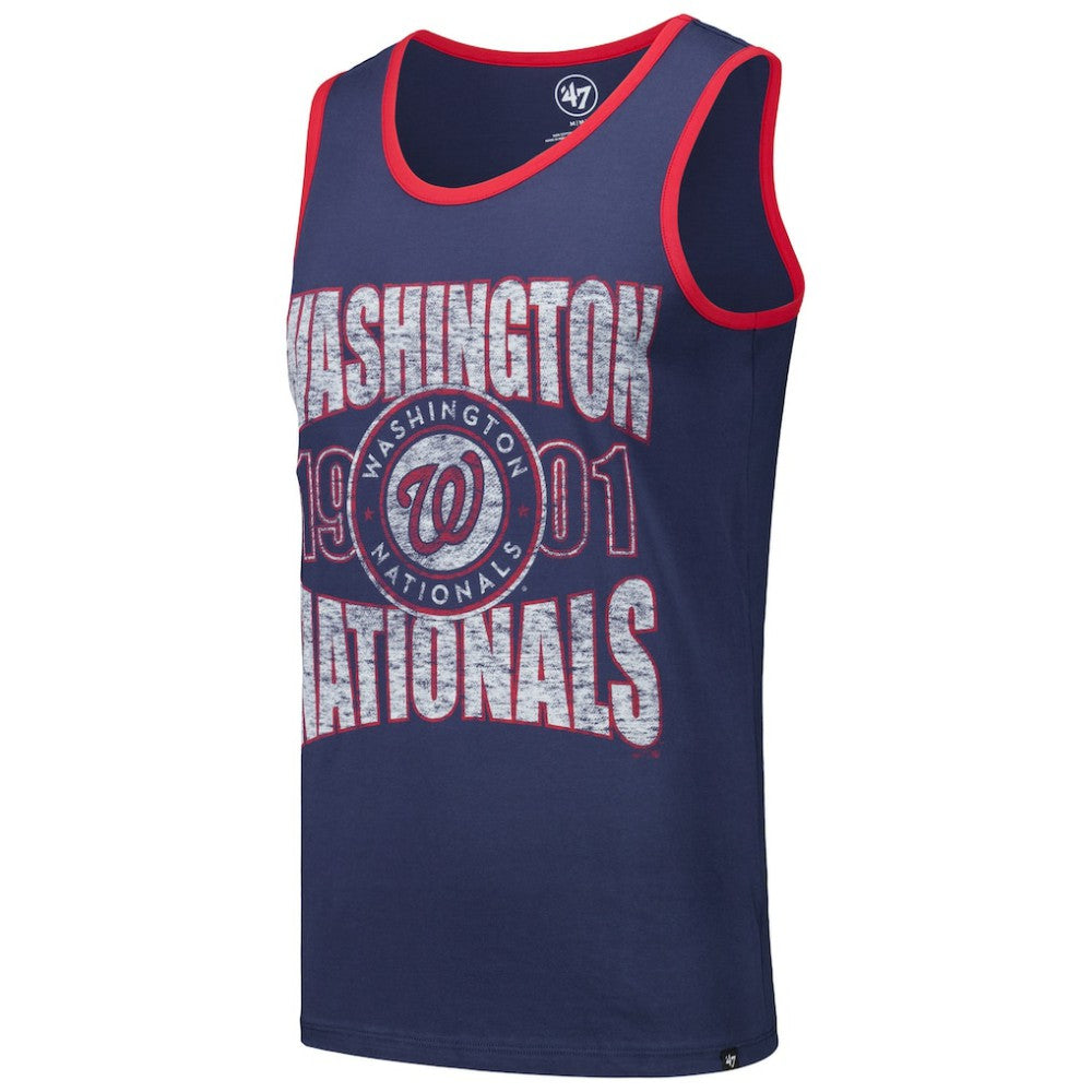 Washington Nationals '47 Upload Franklin Tank Top - Navy - 47 brand Sale