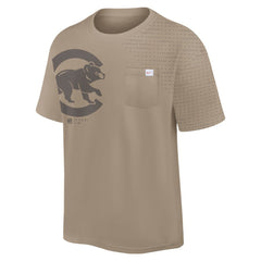 Chicago Cubs Nike Statement Max90 Pocket T-Shirt - Khaki - Nike Online
